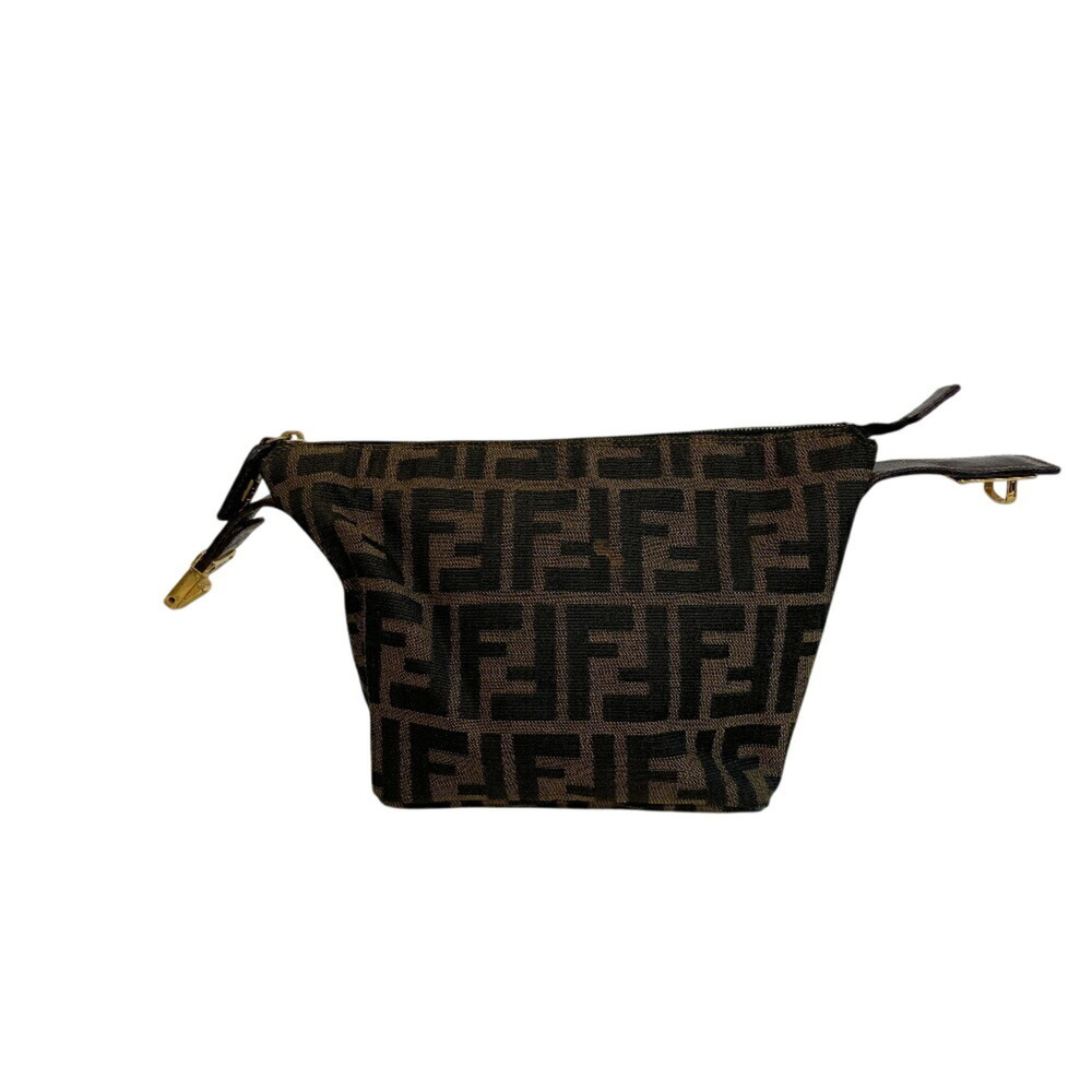 FENDI Vanity Mini Handbag, Zucca Brown